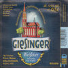      Giesinger Weißbier  